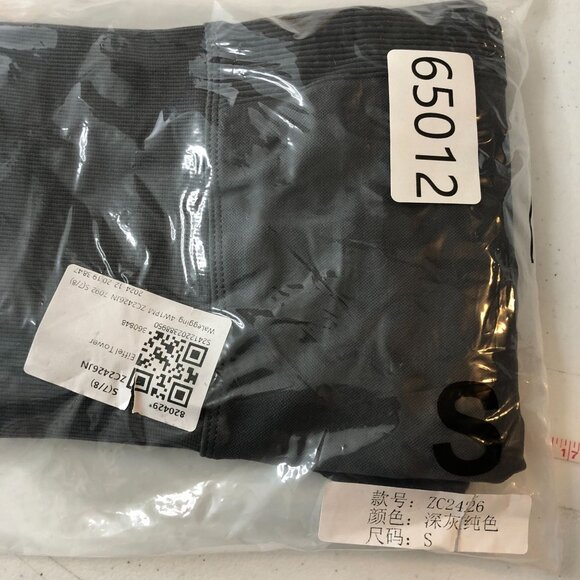 Halara Seamless Flow High Waisted Booty Scrunch Leggings Eiffel Tower Gray S 7/8 - Picture 6 of 7